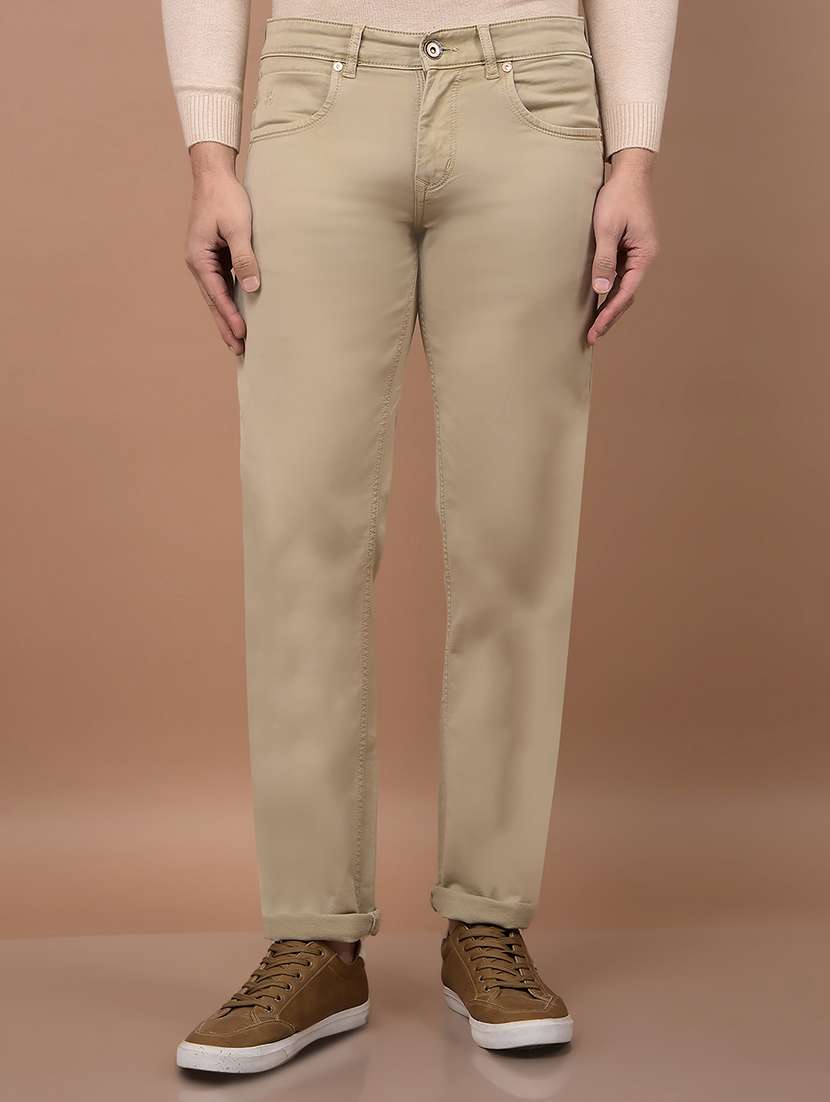 men mid rise plain slim fit jeans