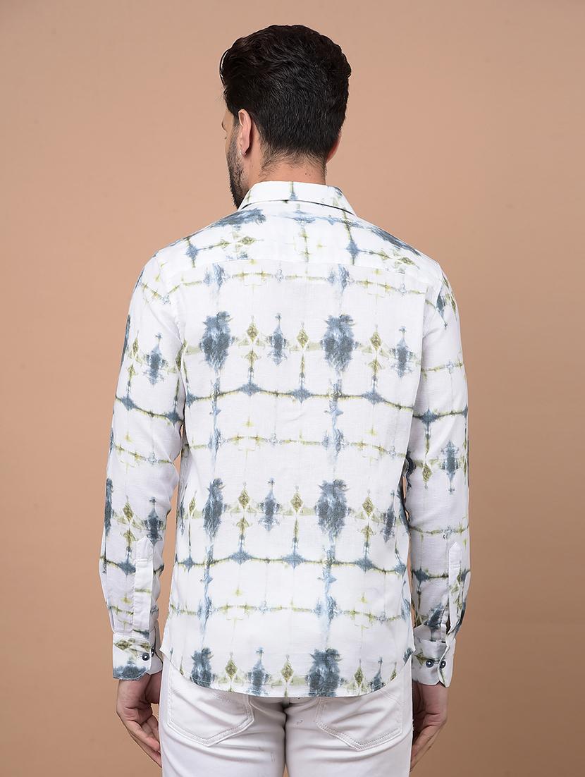 men long sleeves printed casual shirt - 21716530 - Standard Image - 3