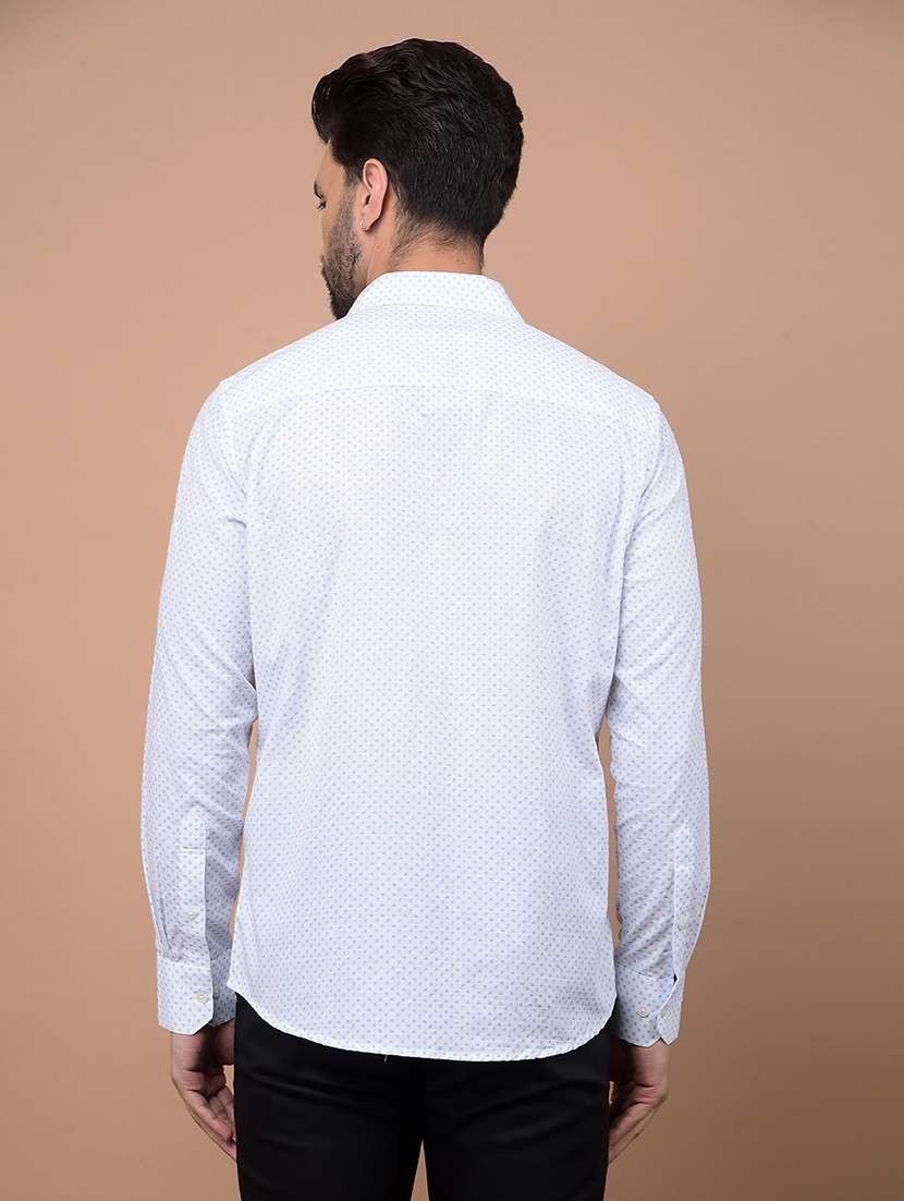 men long sleeves printed casual shirt - 21716533 -  Standard Image - 3