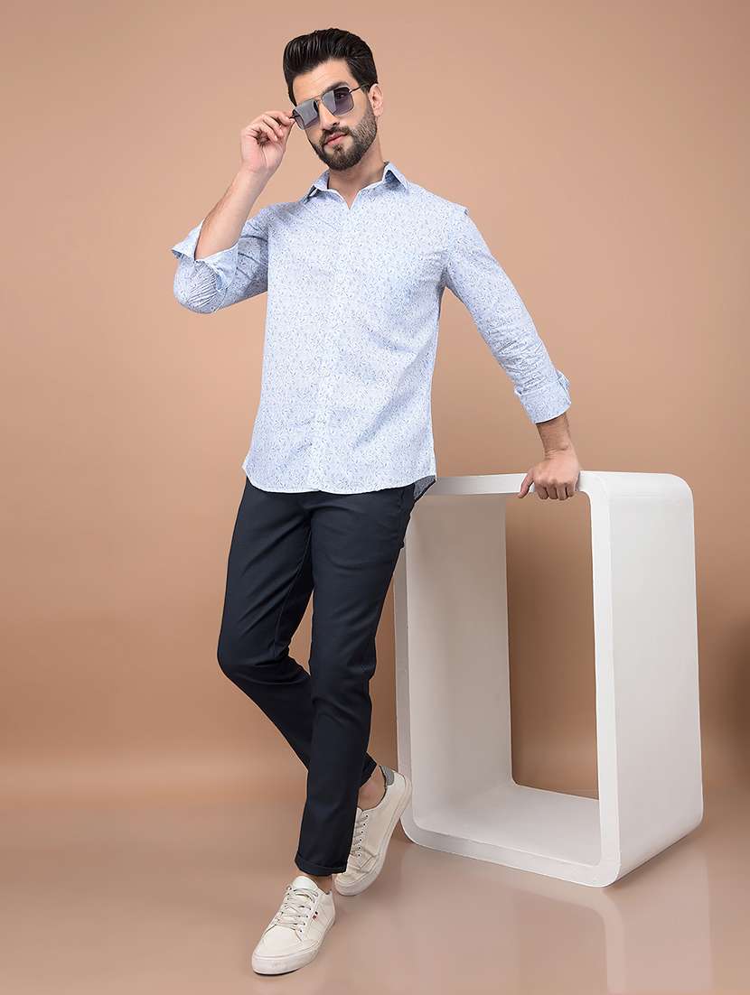 Men Long Sleeves Printed Casual Shirt - 21716534 -  Standard Image - 5