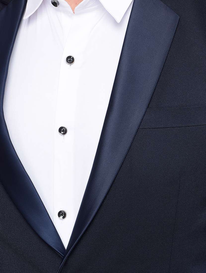 men solid 2-piece suit set - 21716543 -  Standard Image - 5