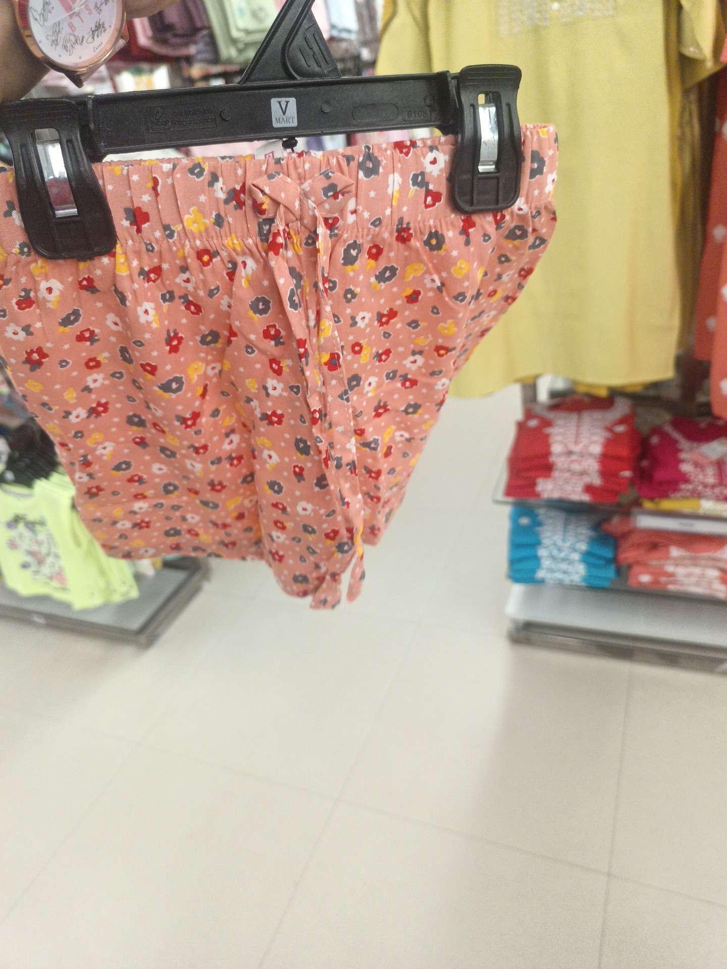 coral rayon shorts and threefourth - 21716666 - Zoom Image - 0