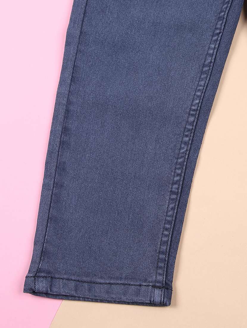 boys solid mid rise jeans - 21716667 -  Standard Image - 3