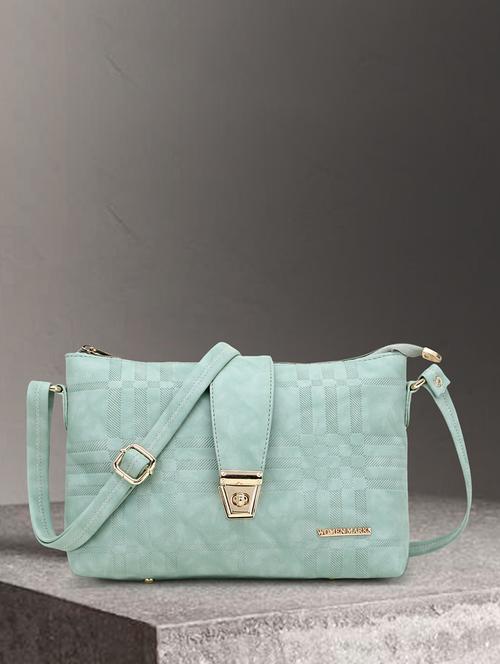 women textured sling bag - 21716893 - Standard Image - 0