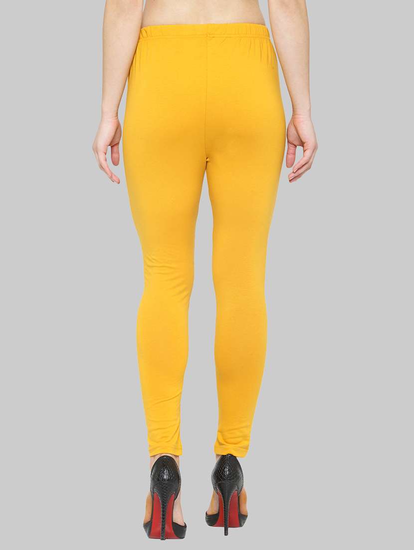 women solid ankle lenght legging - 21717291 -  Standard Image - 3