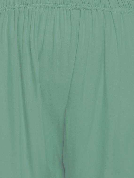 women solid mid rise palazzo - 21717449 -  Standard Image - 5