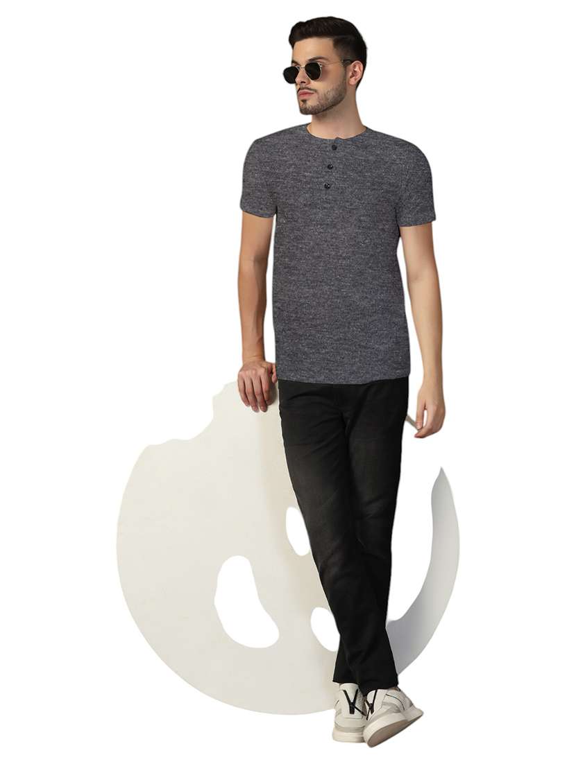men short sleeves plain t-shirt - 21717656 - Standard Image - 3