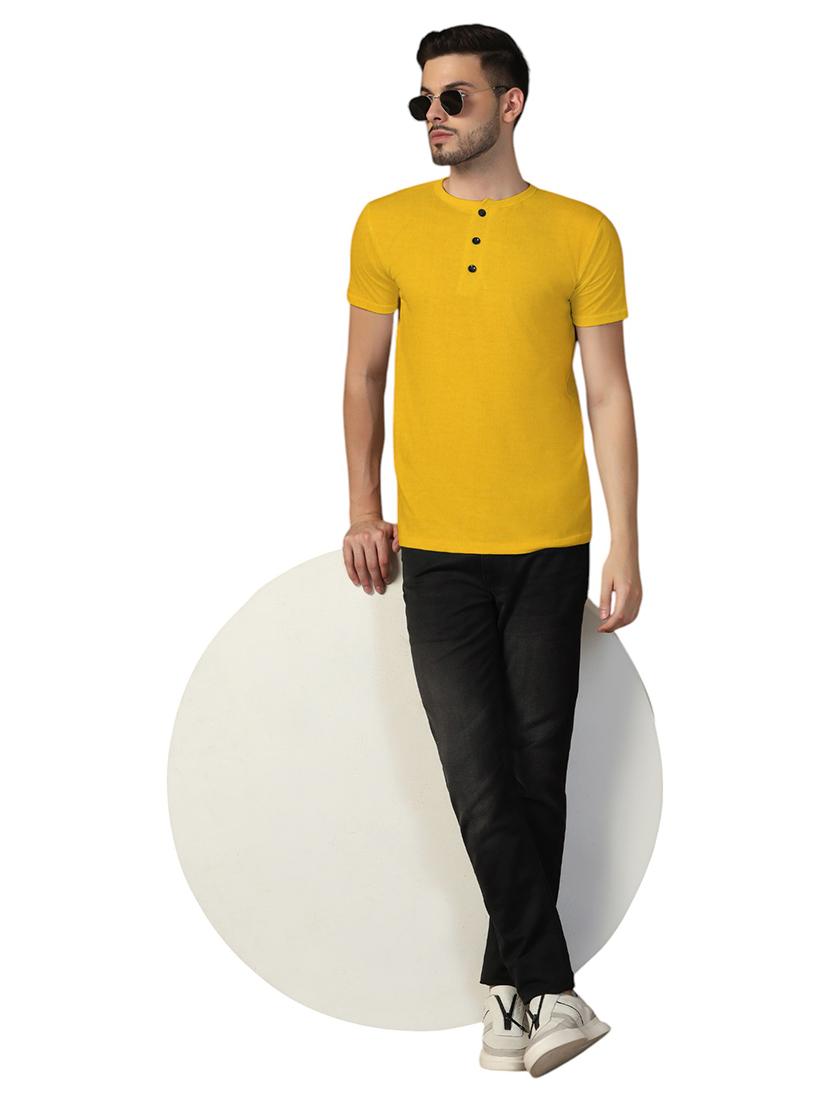men short sleeves plain t-shirt - 21717664 - Standard Image - 3