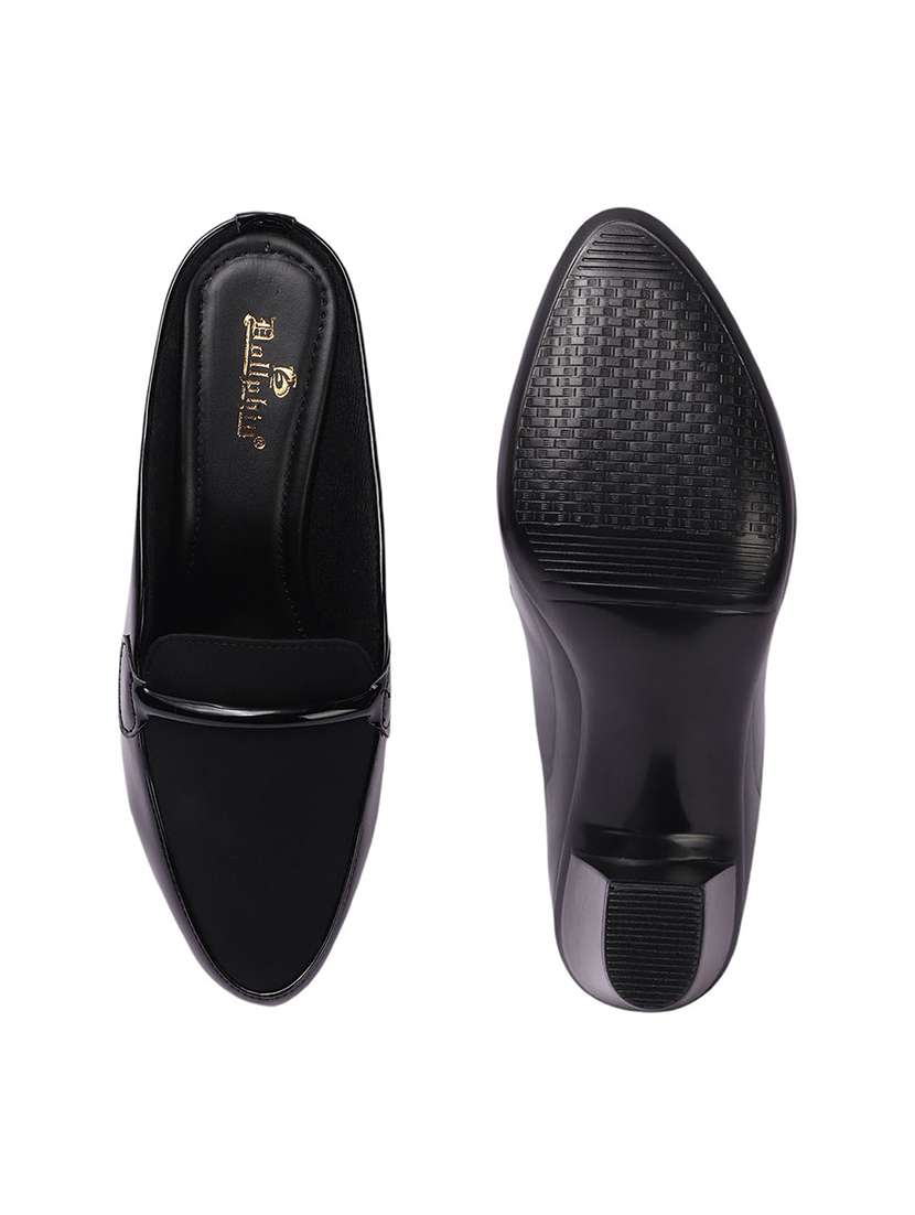 women black slip on mules - 21717708 -  Standard Image - 3