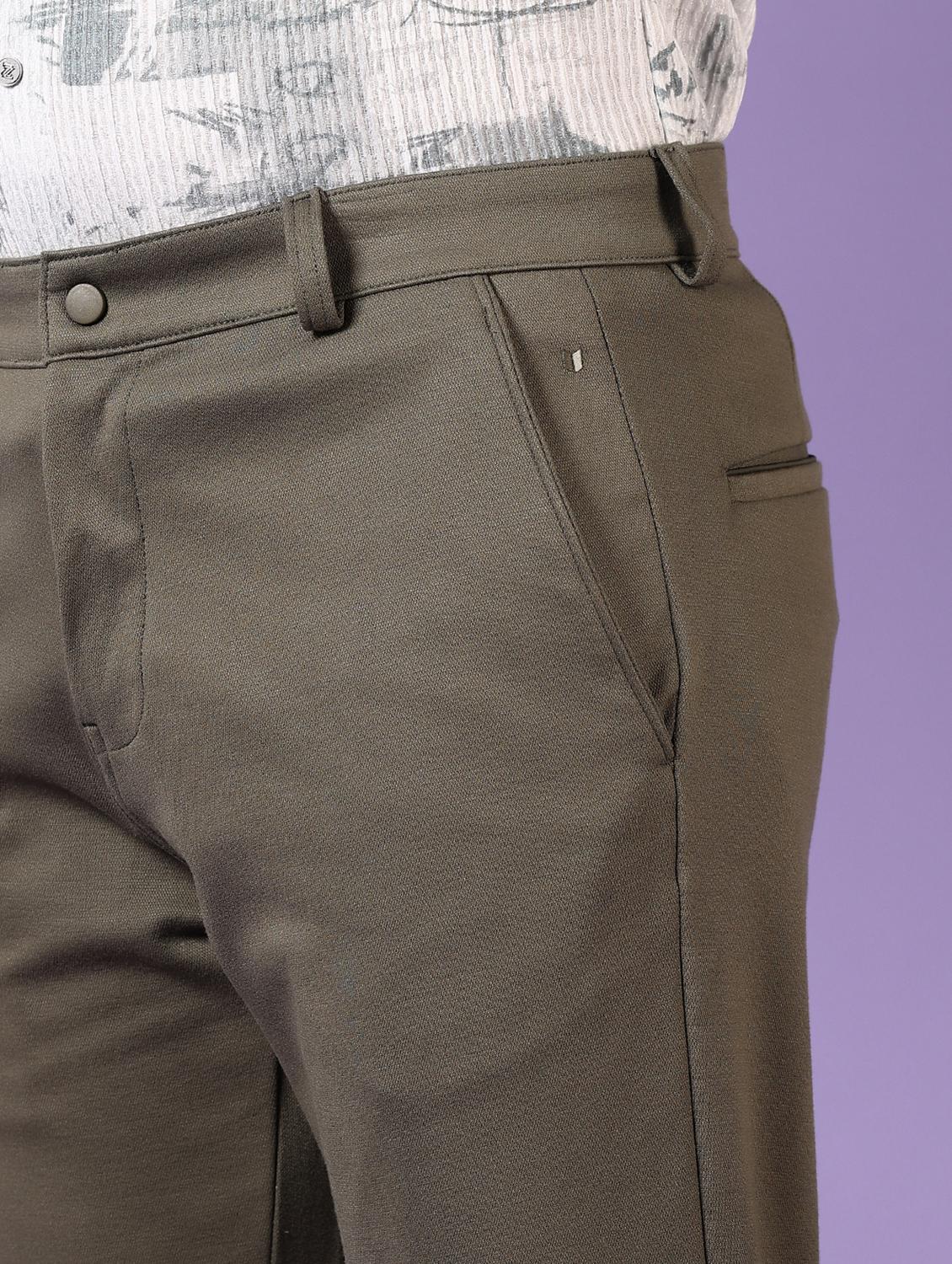 green cotton chinos casual trousers - 21717963 - Standard Image - 5
