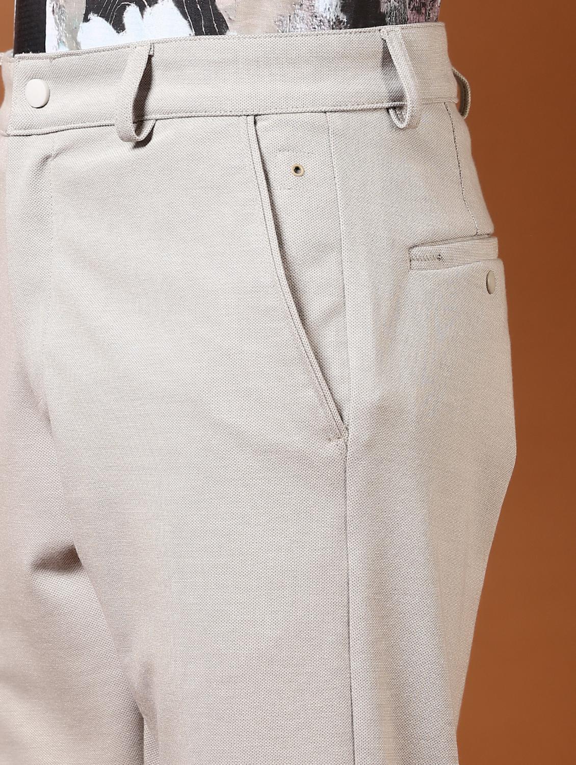 grey cotton chinos casual trousers - 21717968 - Standard Image - 5