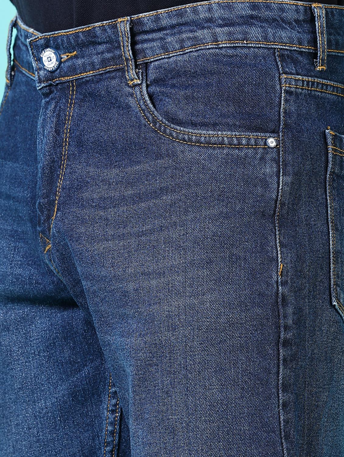 men washed mid rise jeans - 21717997 - Standard Image - 5