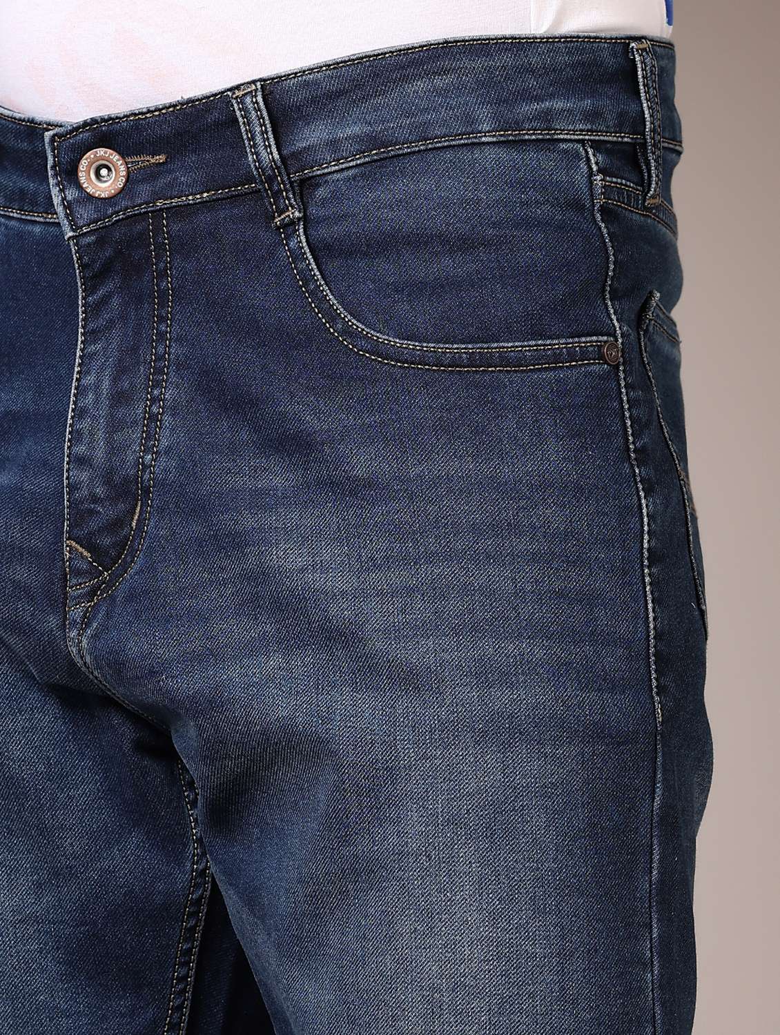 men washed mid rise jeans - 21718009 -  Standard Image - 5