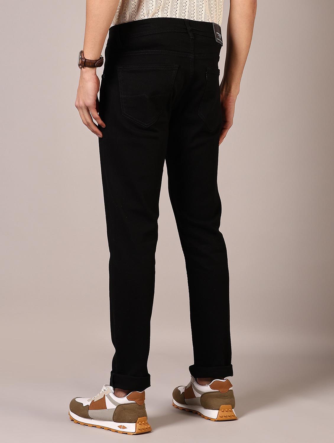 men solid mid rise denim jeans - 21718010 - Standard Image - 3