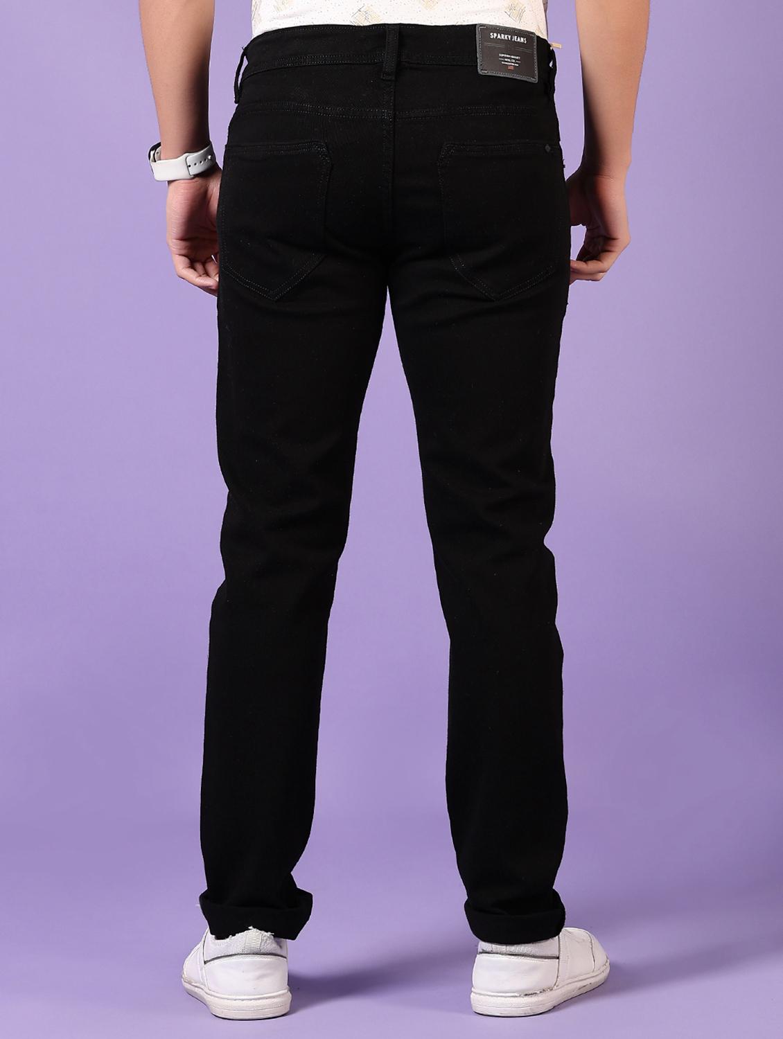 men solid mid rise denim jeans - 21718041 - Standard Image - 3