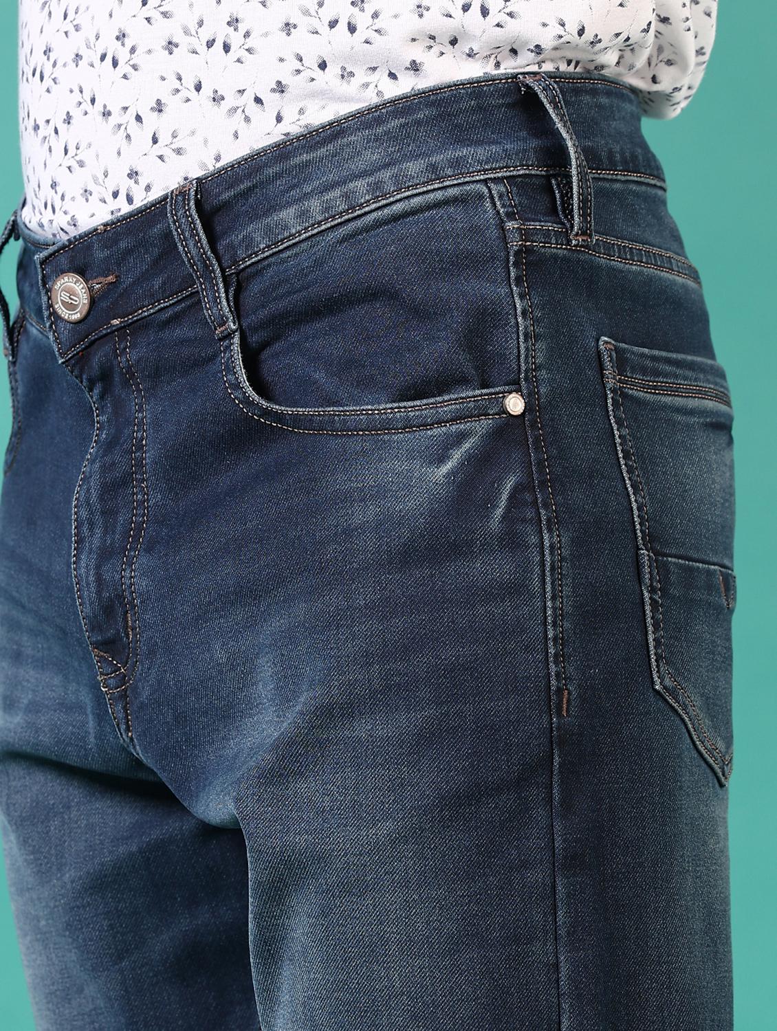men washed mid rise jeans - 21718063 - Standard Image - 5