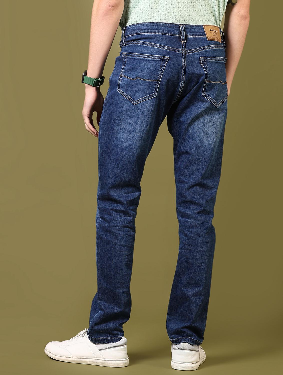 men washed mid rise jeans - 21718078 - Standard Image - 3