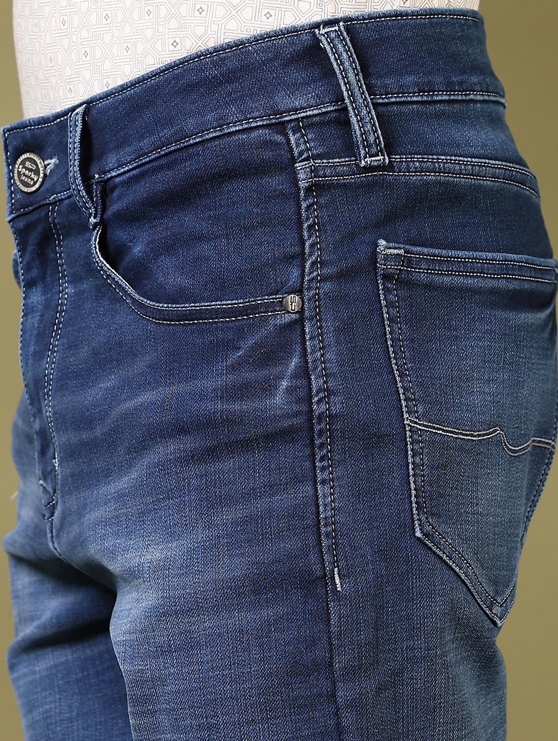 men washed mid rise jeans - 21718085 - Standard Image - 5