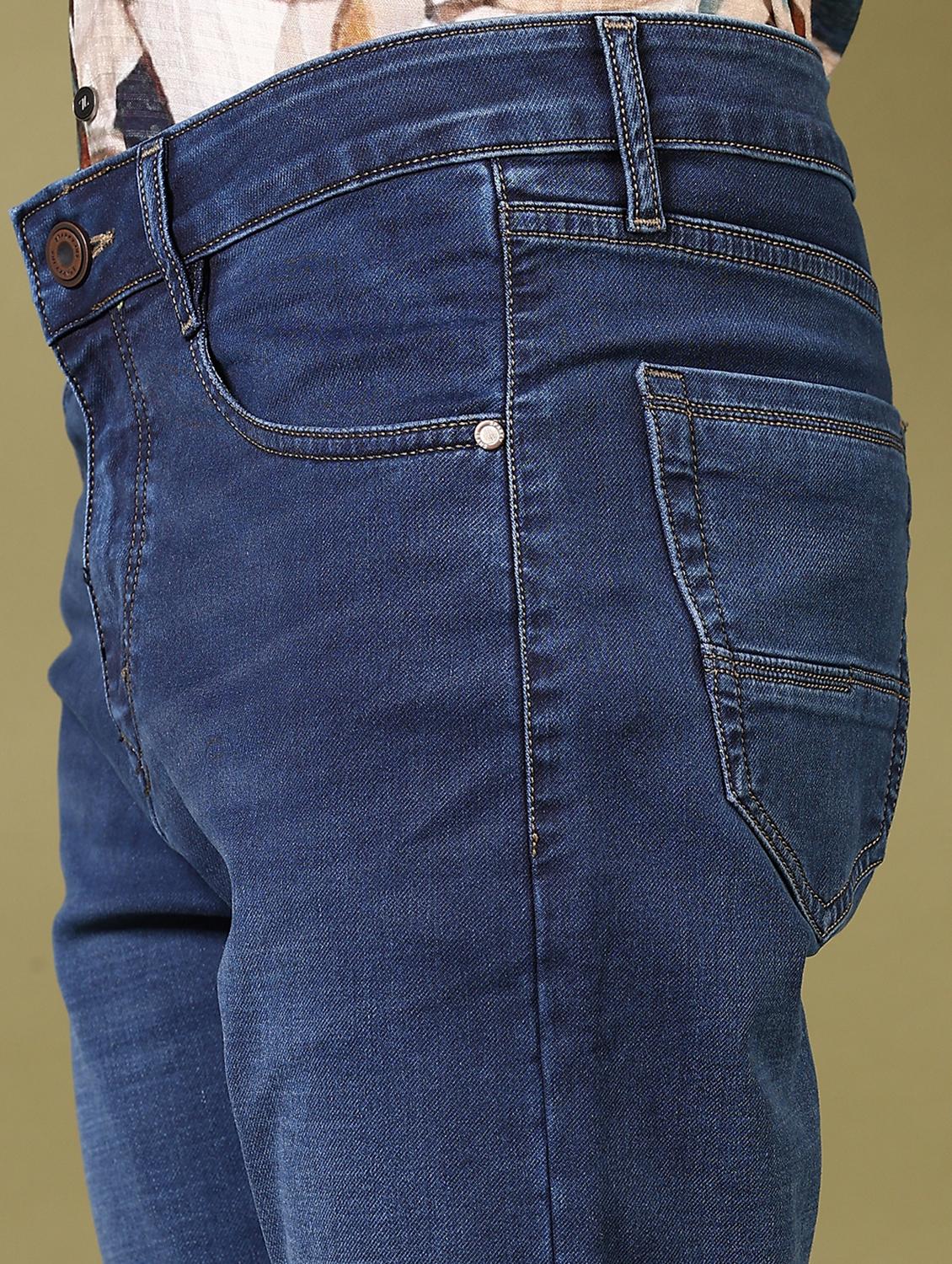 men washed mid rise jeans - 21718090 - Standard Image - 5