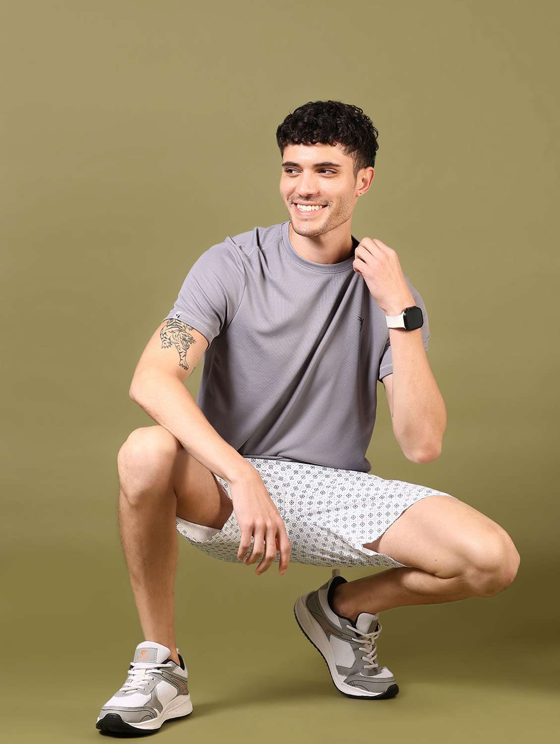 men solid short sleeve t-shirt - 21718109 -  Standard Image - 3