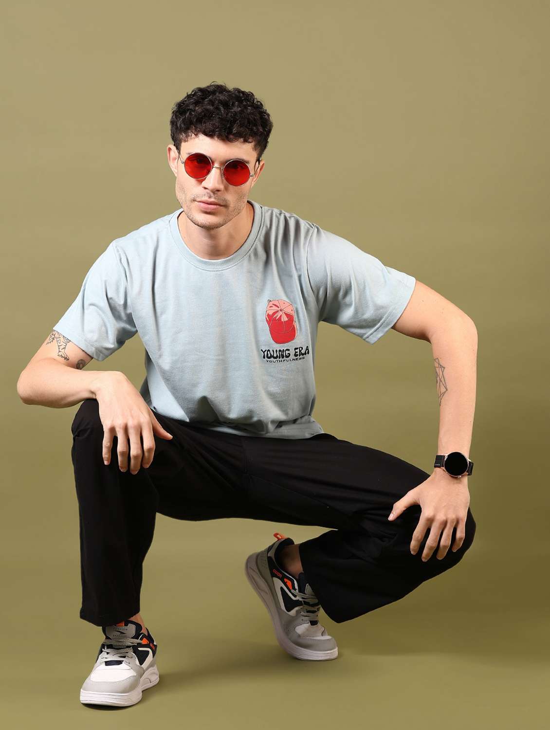 men back print short sleeve t-shirt - 21718114 -  Standard Image - 3