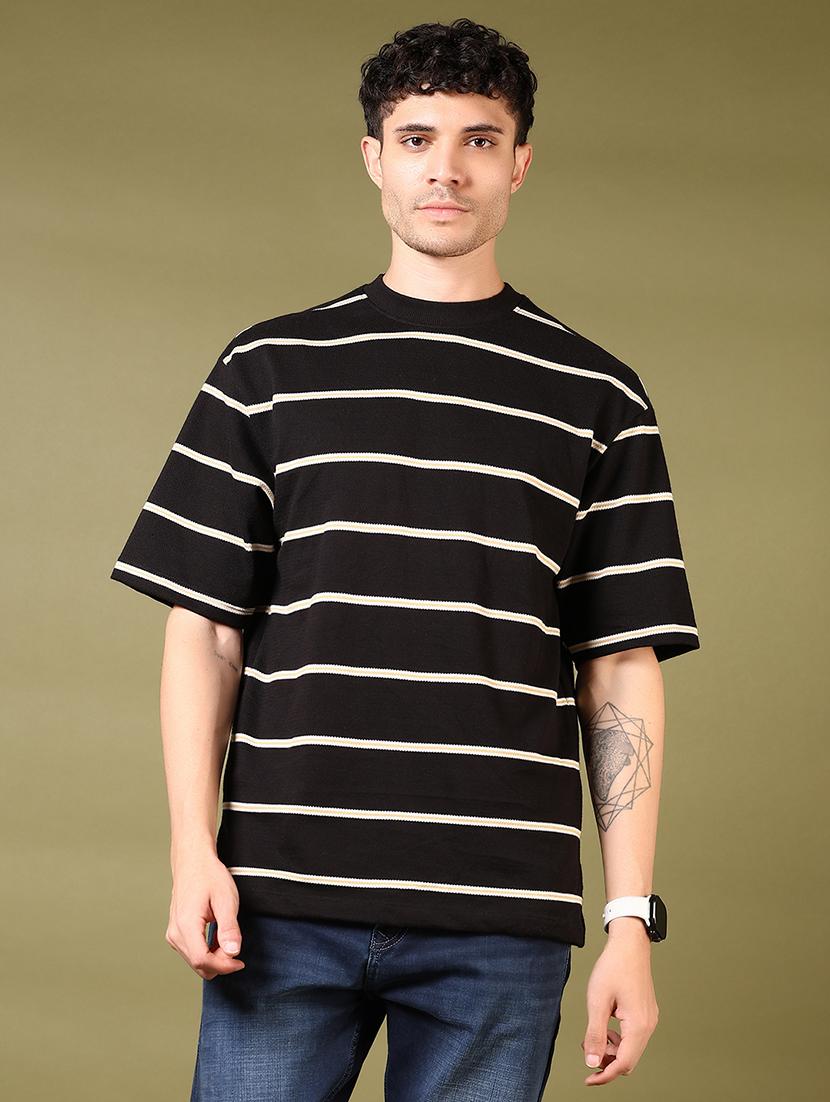 men short sleeves striped t-shirt - 21718129 - Zoom Image - 0