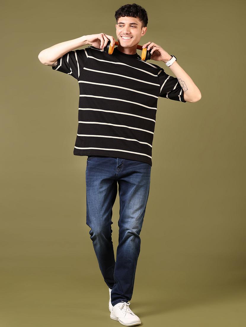 men short sleeves striped t-shirt - 21718129 - Standard Image - 3