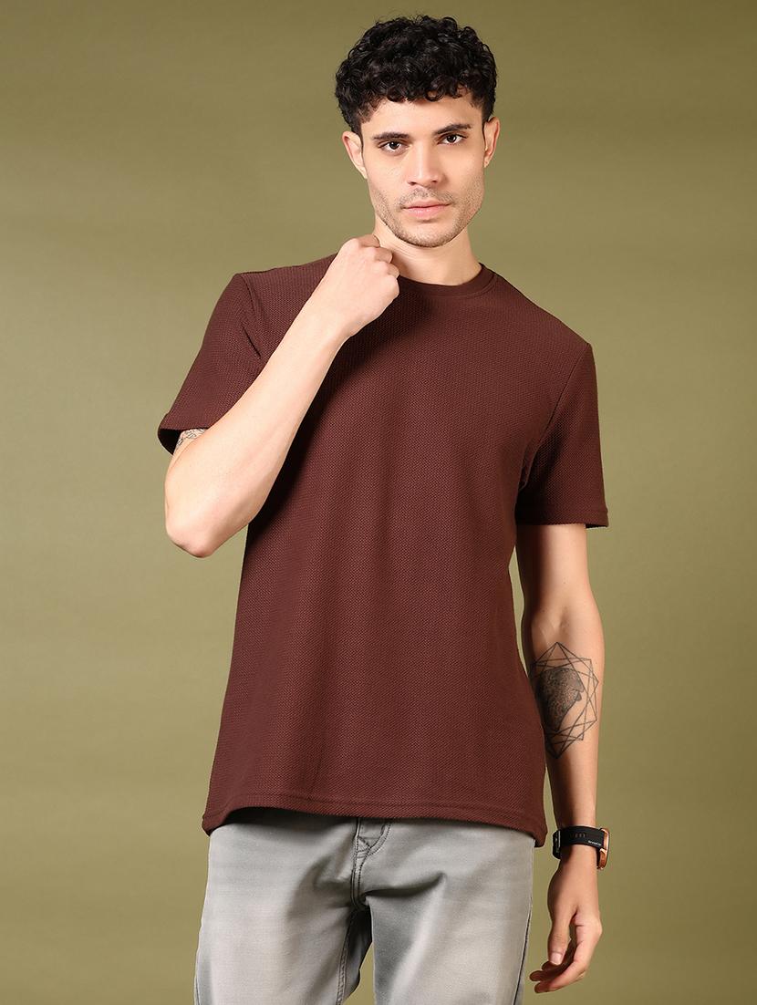 men solid short sleeve t-shirt - 21718130 - Zoom Image - 0