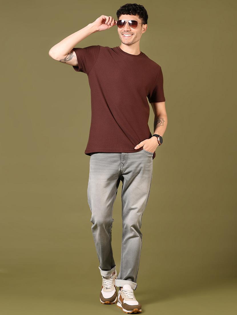 men solid short sleeve t-shirt - 21718130 - Standard Image - 3