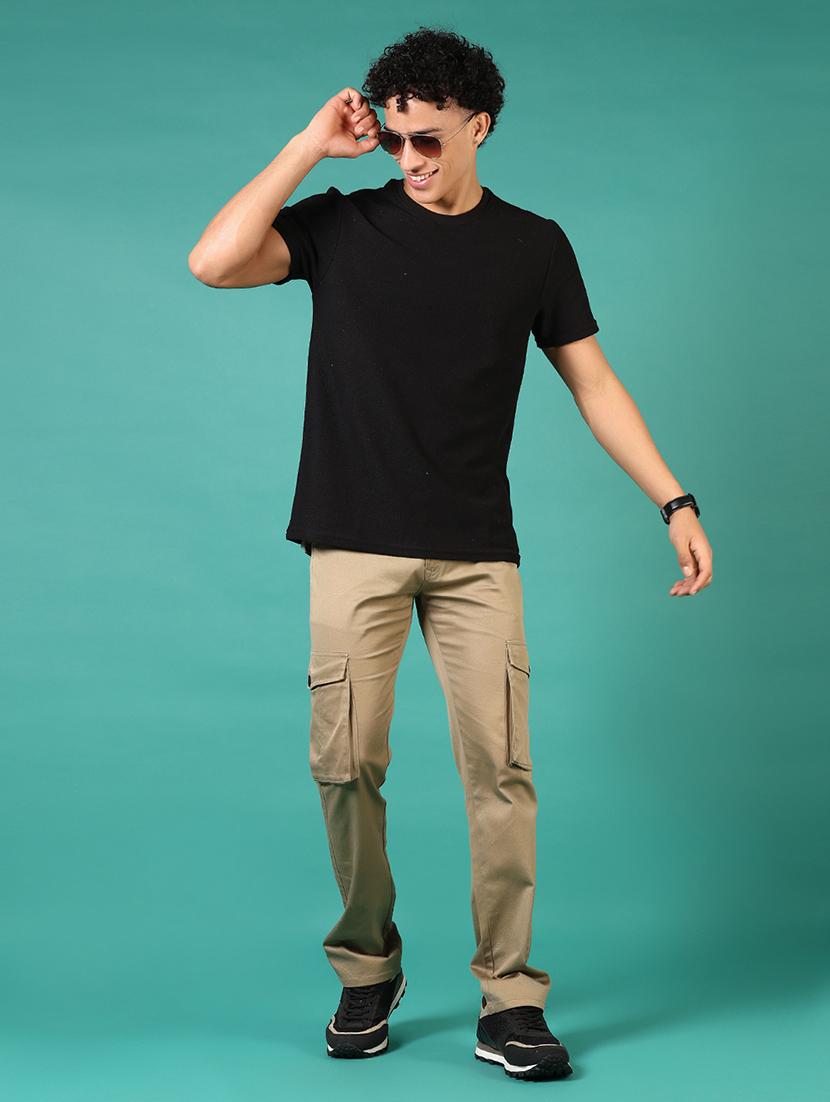 men solid short sleeve t-shirt - 21718131 - Standard Image - 3