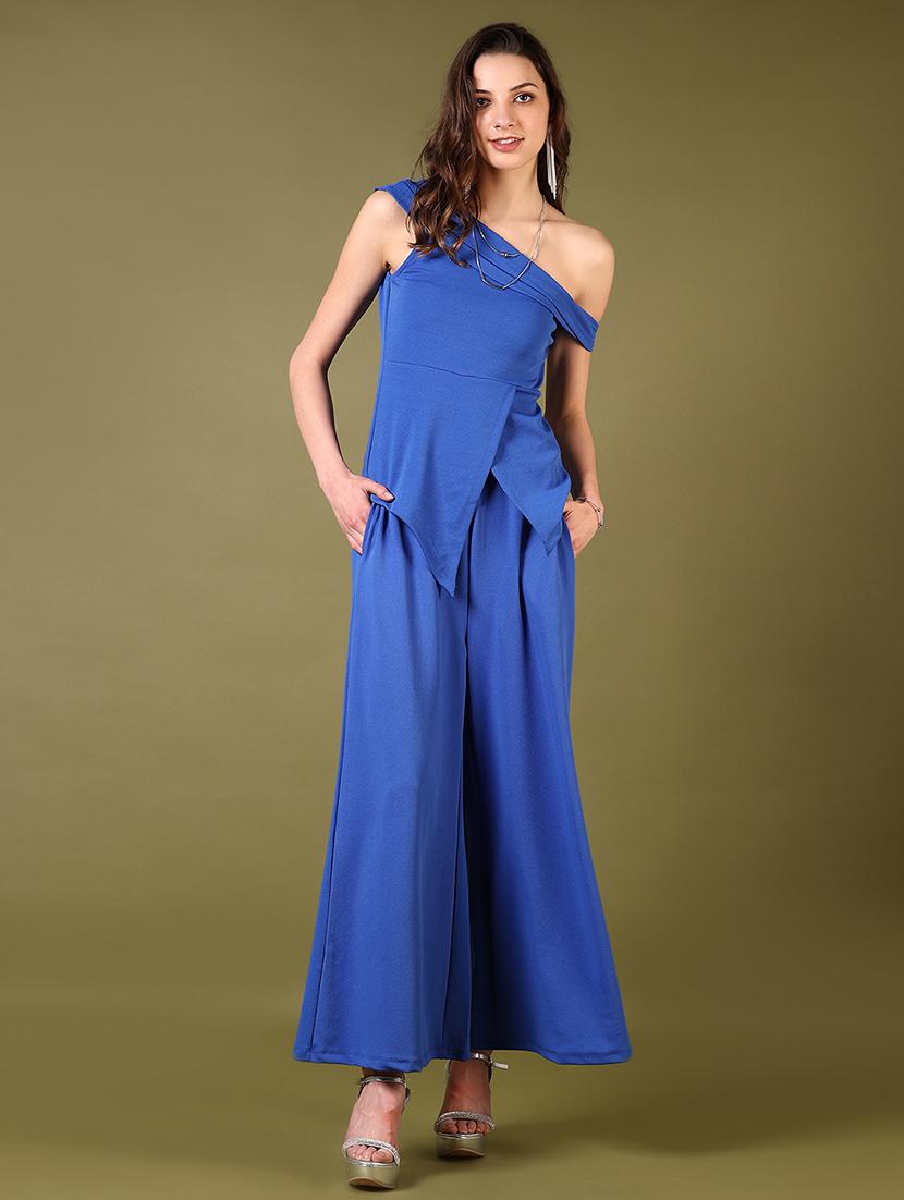 women solid asymmetric neck regular top - 21718174 - Zoom Image - 0