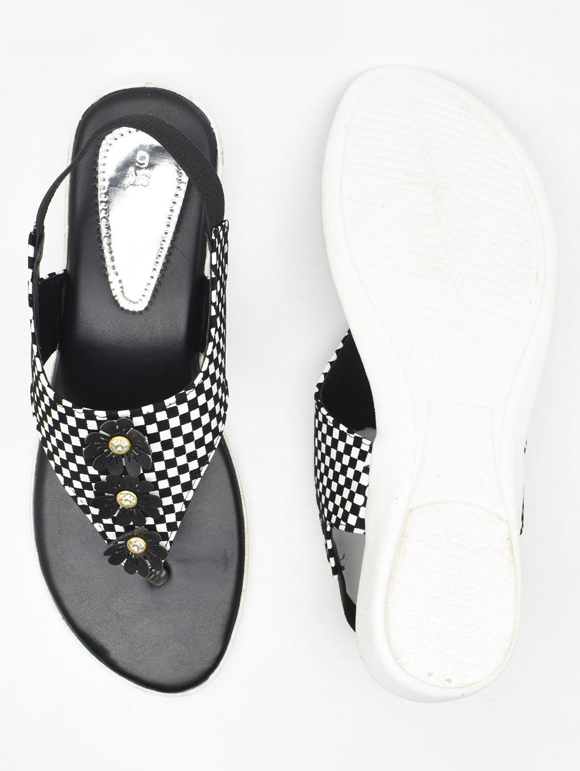 women t-strap flat sandal - 21718198 - Standard Image - 3