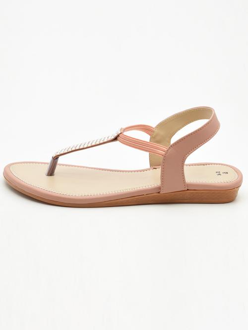 women t-strap flat sandal - 21718201 - Standard Image - 0