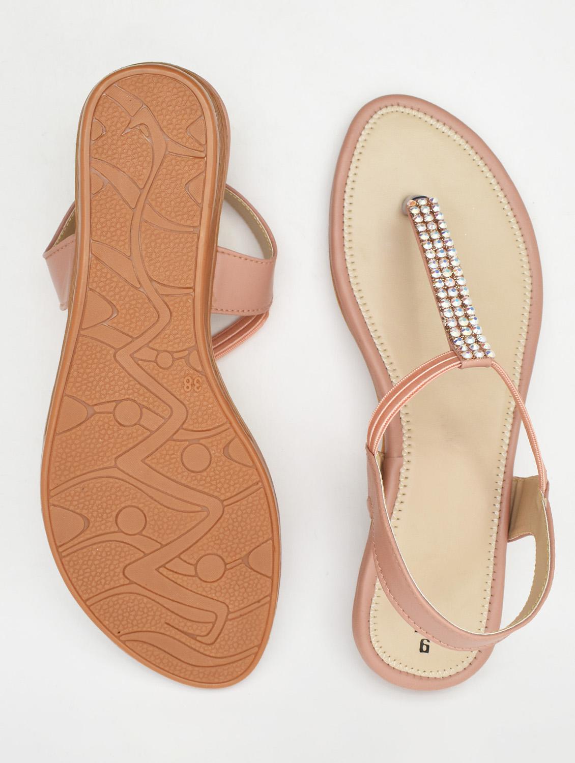 women t-strap flat sandal - 21718201 - Standard Image - 3
