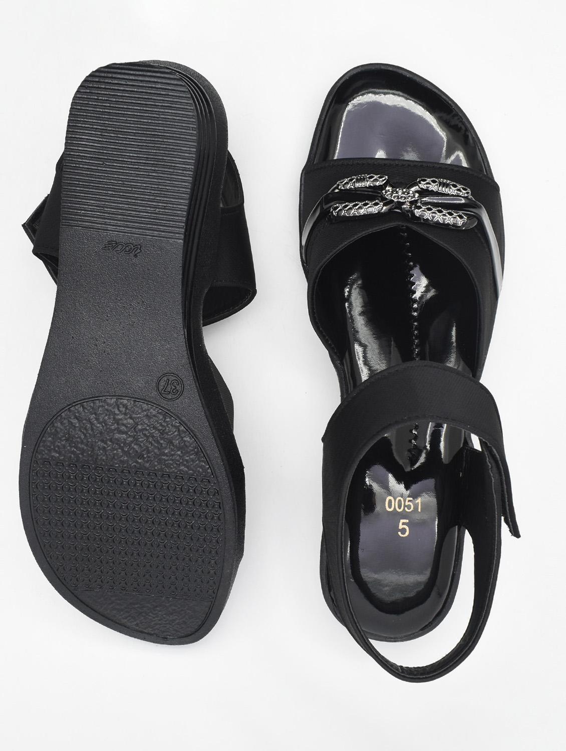 women solid back strap sandals - 21718214 - Standard Image - 3