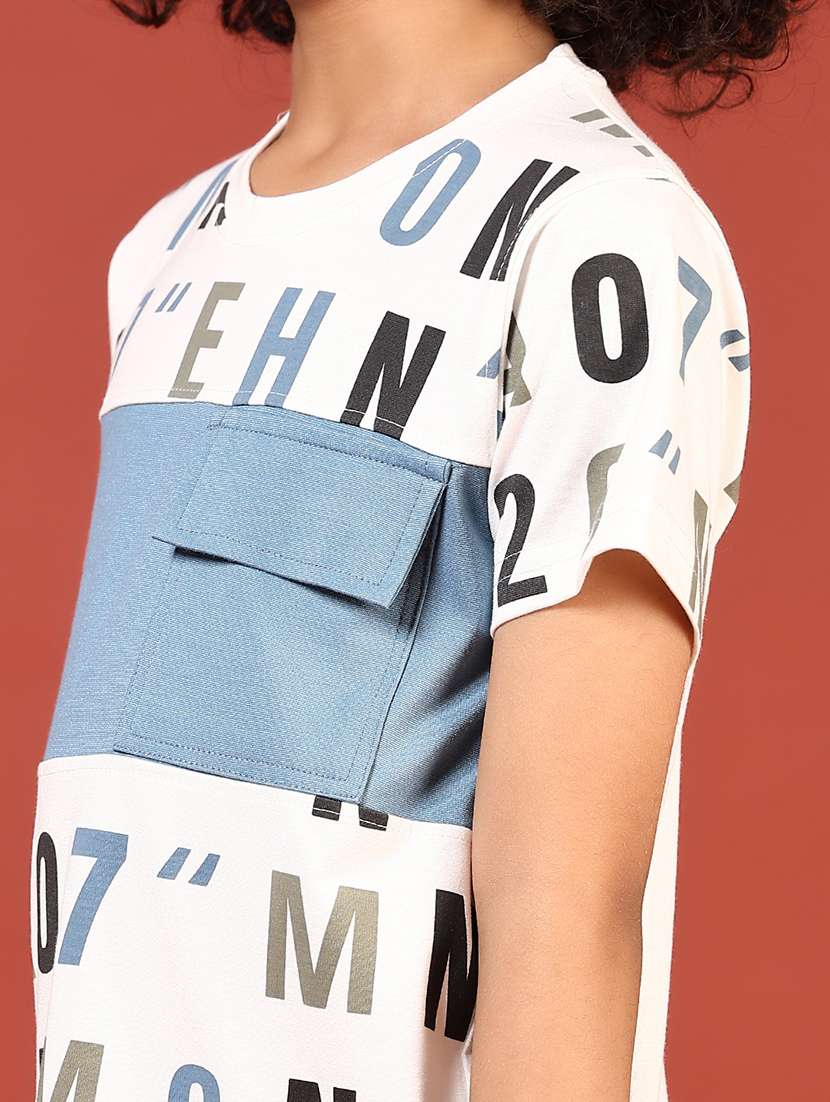 boys printed short sleeve regular fit t-shirt - 21718445 -  Standard Image - 5