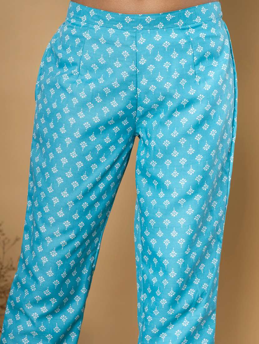 women printed kurta and pant with dupatta  - 21719617 -  Standard Image - 5