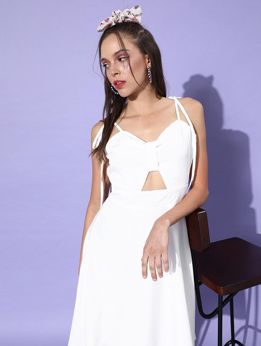 women solid a-line dress - 21720364 - Standard Image - 3
