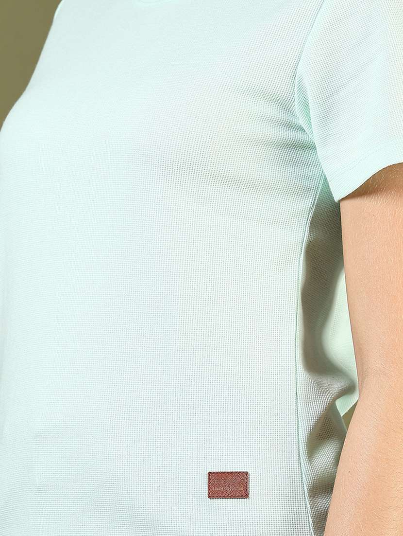 women solid short sleeve regular fit t-shirt - 21720476 -  Standard Image - 5