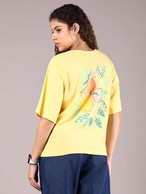 women printed short sleeve loose fit t-shirt - 21720496 - Standard Image - 0
