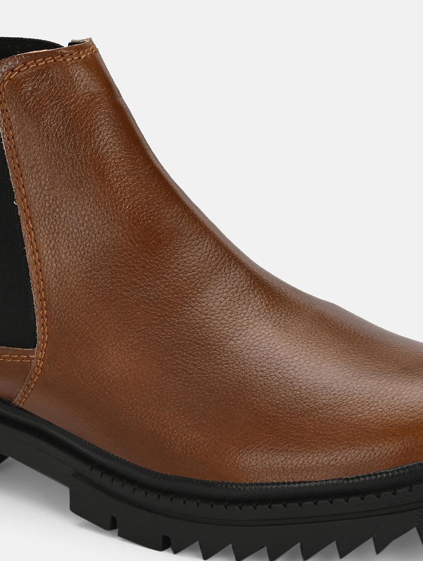 men brown low ankle boot - 21720608 - Standard Image - 5