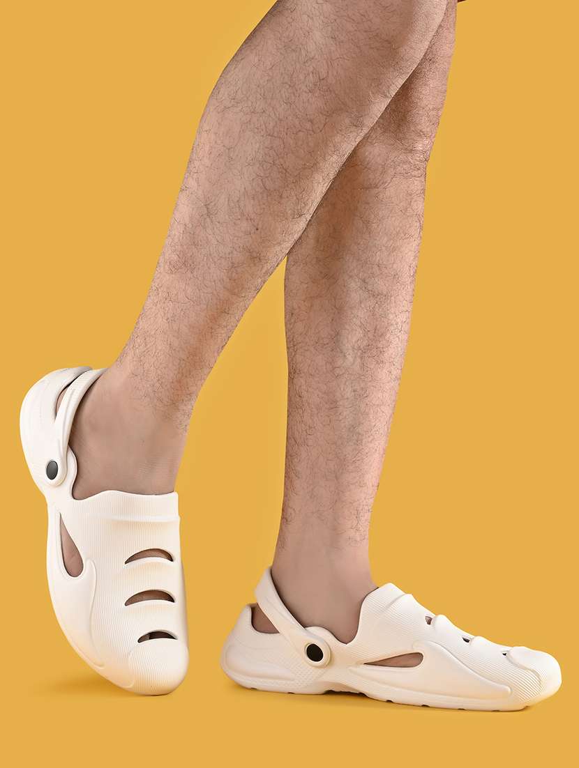 men white slip on crocs - 21720615 -  Standard Image - 5