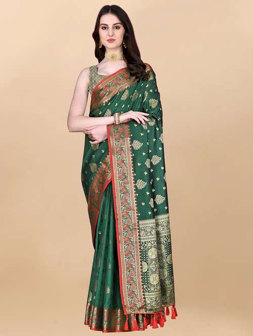 women self design banarasi silk saree with blouse - 21720734 - Standard Image - 0