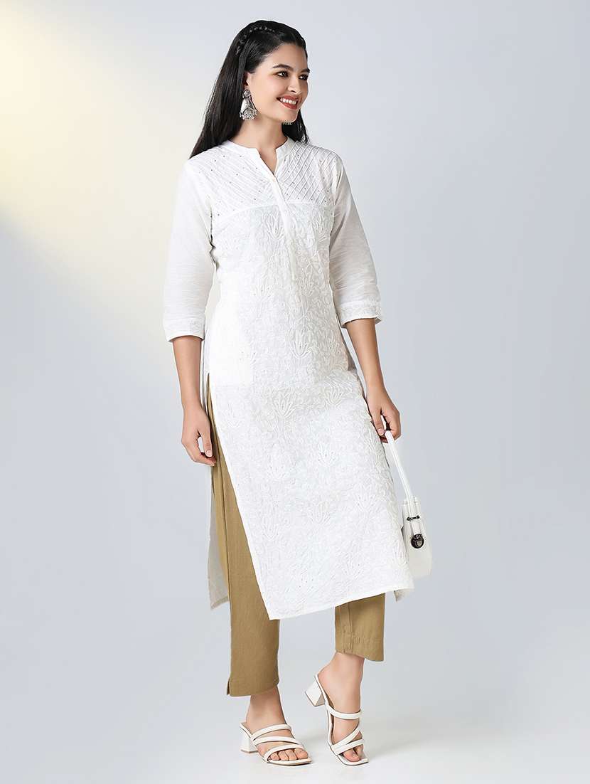 women solid tapered pant - 21720808 -  Standard Image - 3