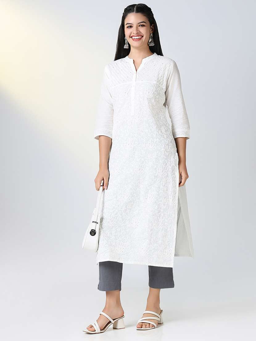 women solid tapered pant - 21720812 -  Standard Image - 3