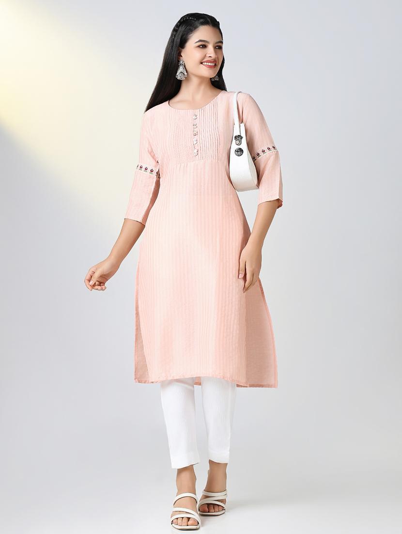 women solid tapered pant - 21720815 - Standard Image - 3