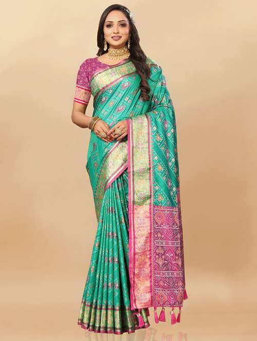 women self design banarasi silk saree with blouse - 21720824 - Standard Image - 0