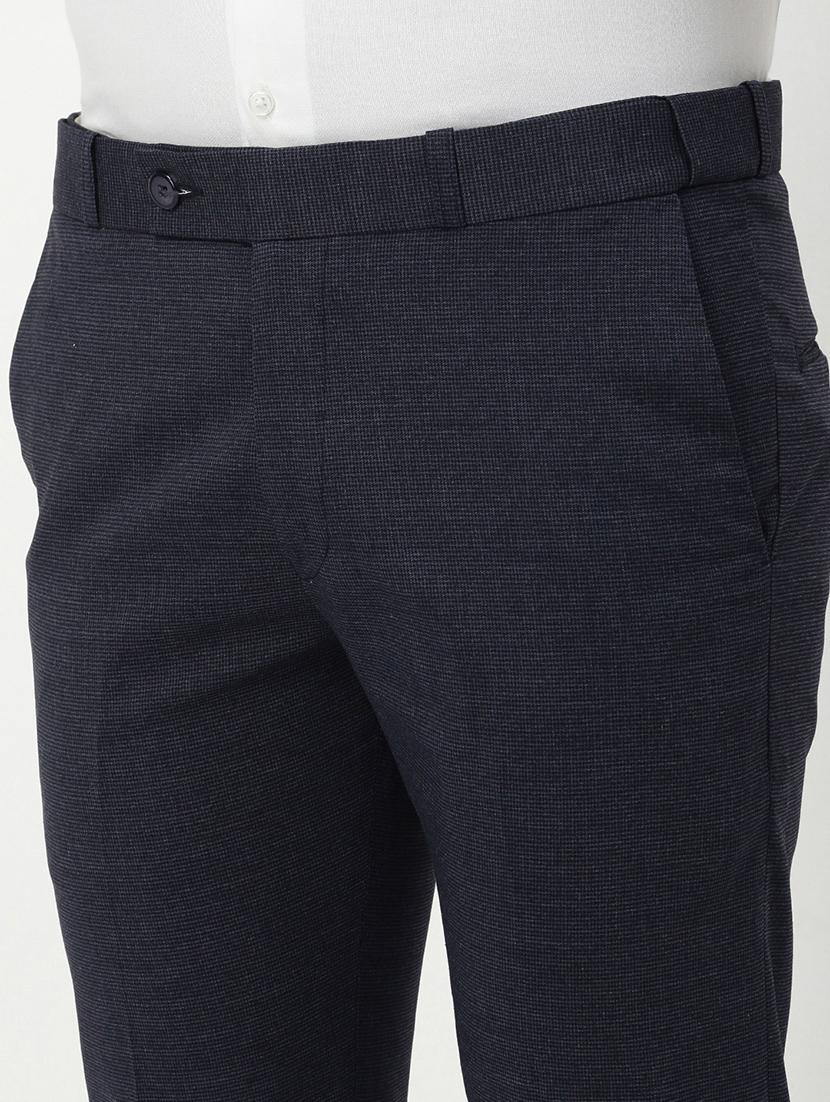 men mid rise solid flat front formal trouser - 21720917 - Standard Image - 5