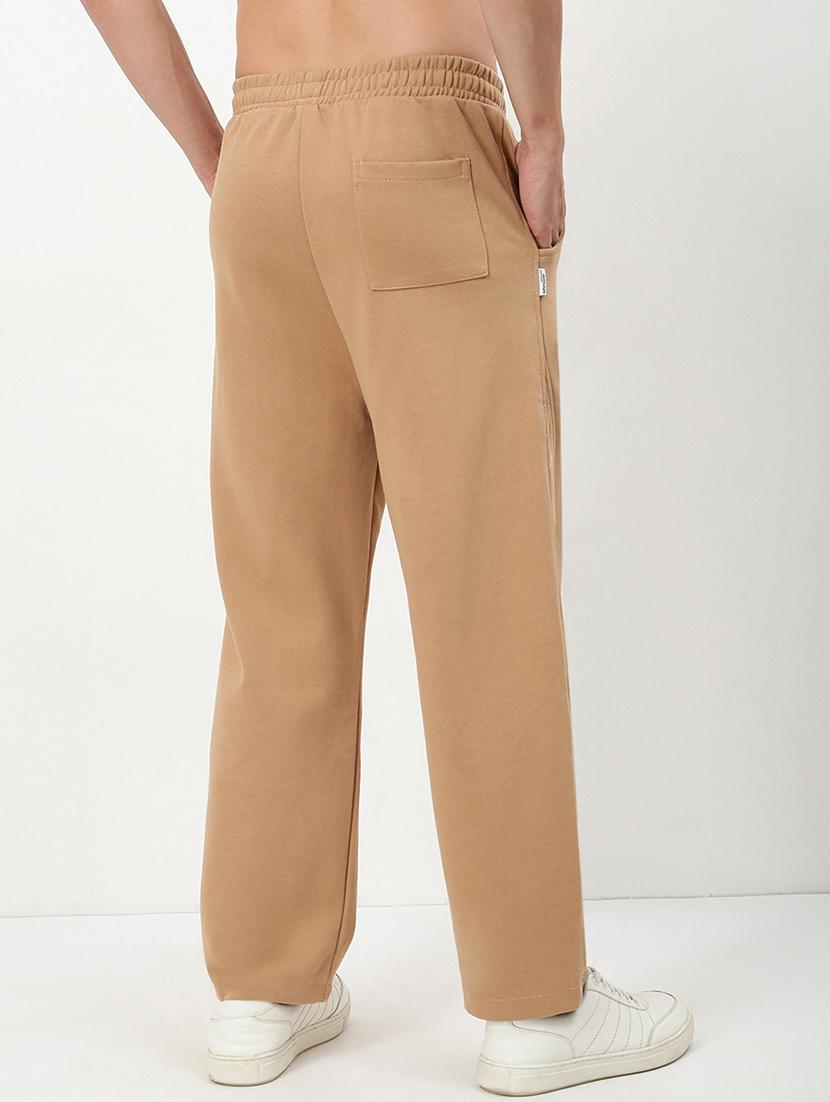 men low rise solid ankle length track pant - 21720924 - Standard Image - 3