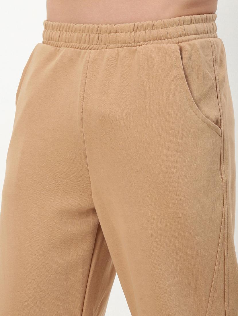 men low rise solid ankle length track pant - 21720924 - Standard Image - 5